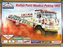 Tatra 815 - Rallye Paříž Moskva Peking 1992 - plakát