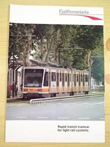 Fiat Ferroviaria - Rapid transit tramcar for light rail systems - prospekt