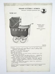 Premier - dětské kočárky - 1931 - prospekt