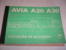 Avia A 20  A 30 - conduite et entretien - 1982