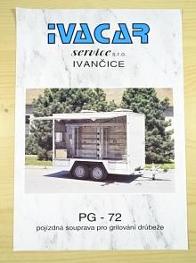 PG-72 - pojízdná souprava pro grilování drůbeže - prospekt - IVACAR service s. r. o. Ivančice
