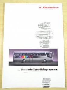 Kässbohrer ... das starke Setra - Lieferprogramm - prospekt - 1993