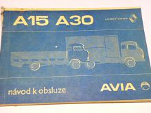 Avia A 15, A 30 - návod k obsluze - 1976