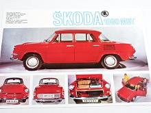 Škoda 1000 MBT - prospekt - Motokov