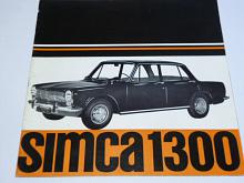 Simca 1300 - prospekt