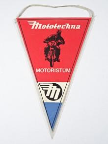 Mototechna motoristům - vlaječka - Jawa libeňák