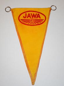 JAWA - předválečná látková vlaječka