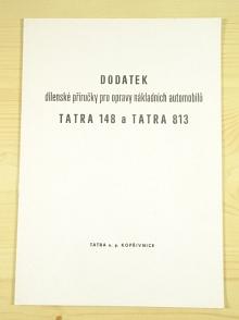 Tatra 148 a Tatra 813 - dodatek dílenské příručky pro opravy nákladních automobilů
