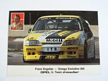 Franz Engstler - Omega Evolution 500 - Opel Team Irmscher - pohlednice