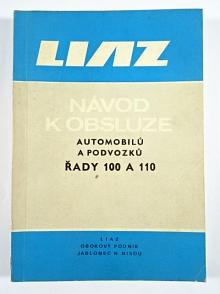 Liaz - návod k obsluze automobilů a podvozků řady 100 a 110 - 1986
