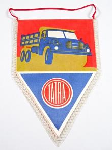 Tatra 148 - II. ročník podnikové soutěže požárních družstev - Kopřivnice 18. - 19. 6. 1977 - vlaječka