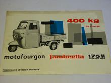 Lambretta 175 li motofourgon - Innocenti - prospekt - 1962