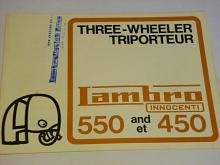Lambro - Innocenti - 550 and 450 - prospekt - 1966 - Lambretta
