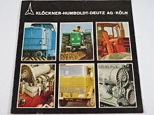Klöckner - Humboldt - Deutz AG - Köln - prospekt - 1968