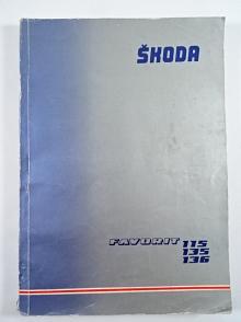 Škoda Favorit 115, 135, 136 L - dílenská příručka - 1989