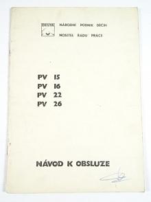 Desta - návod k obsluze a montáži prodloužených vidlí PV 15, PV 16, PV 22, PV 26 - 1980