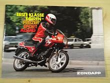 Zündapp A 25, X 25, ZA 25, ZX 25, ZL 25, ZS 25, CS 25, CX 25, ZA 40, ZE 40, R 50, CS 50, GTS 50, K 80, KS 80, SX 80 - prospekt