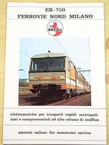 Breda - EB-750 Ferrovie Nord Milano - prospekt