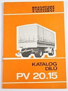 BSS - PV 20.15 - katalog náhradních dílů valníkového přívěsu - 1984