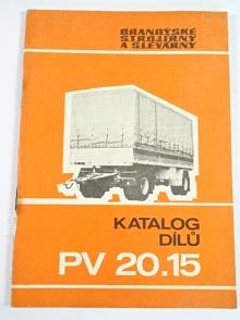 BSS - PV 20.15 - katalog náhradních dílů valníkového přívěsu - 1984