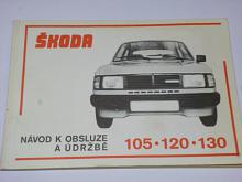 Škoda 105, 120, 130 - návod k obsluze a údržbě - 1985