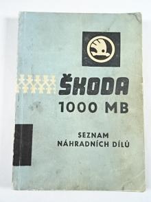 Škoda 1000 MB - seznam náhradních dílů - 1964