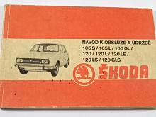 Škoda 105, 120 - návod k obsluze a údržbě - 1982