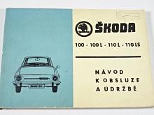 Škoda 100 - 100 L - 110 L - 110 LS - návod k obsluze a údržbě - 1975 - 1976
