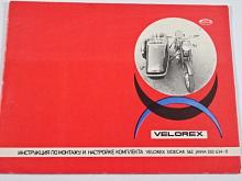 JAWA 350/634-8 sidecar Velorex 562 - návod k obsluze - 1982 - rusky