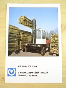 Transporta - vysokozdvižný vozík YB 50 A, YB 63 A - prospekt