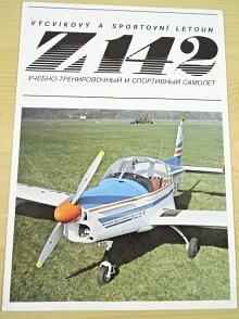 Z 142 - výcvikový a sportovní letoun - Moravan - prospekt