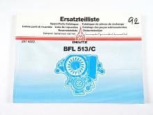 Deutz 513/C - Ersatzteilliste - 1986