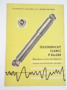 Pal - teleskopický tlumič P 26 x 200 - Škoda 1202 - prospekt