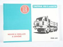 Tatra 815-2 model 1994 - návod k obsluze a údržbě - 1993