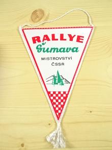 Rallye Šumava - Mistrovství ČSSR - vlaječka