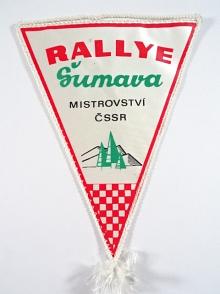 Rallye Šumava - Mistrovství ČSSR - vlaječka