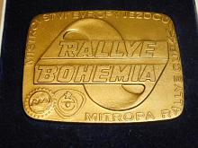Rallye Bohemia - Mistrovství Evropy jezdců - Škoda - plaketa v etui