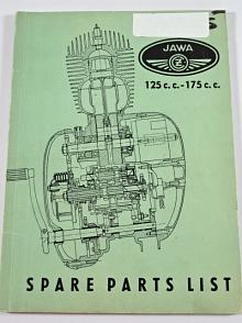 JAWA-ČZ 125/355/0, 175/356/0 - Spare Parts List - 1957