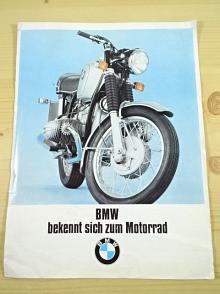 BMW R 50/5, R 60/5, R 75/5 - BMW bekennt sich zum Motorrad - 1969 - prospekt