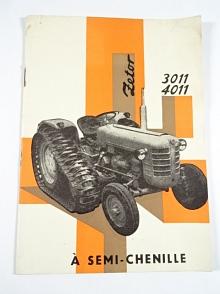 Zetor 3011, 4011 - A semi-chenille - návod, katalog dílů