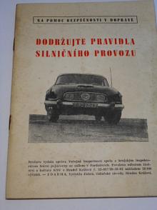Dodržujte pravidla silničního provozu - 1962 - foto Tatra 603