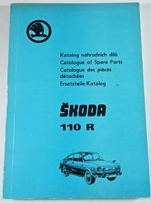 Škoda 110 R - katalog náhradních dílů - 1974 - 1975