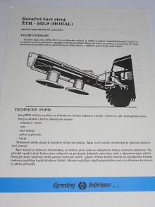 Rotační žací stroj ŽTR-165.9 Horal - prospekt - Agrostroj Pelhřimov