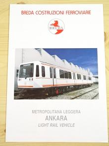 Breda - Metropolitana leggera - Ankara - light rail vehicle - prospekt - 1994