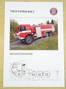 Tatra 815-731R32 6x6.1 - nosič hasičských nástaveb - prospekt