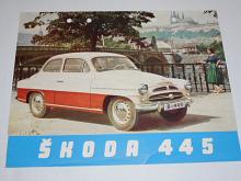 Škoda 445 - Motokov - 1957 - prospekt