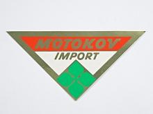 Motokov import - samolepka