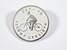 Vzorný cyklista - ČSP - VB - odznak