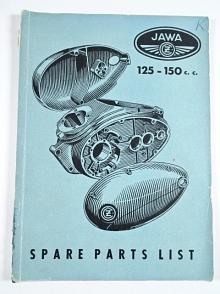 JAWA-ČZ 125/351, 150/352 - 1954 - Spare Parts List