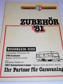 Tabbert Caravan - Zubehör 1981 - prospekt